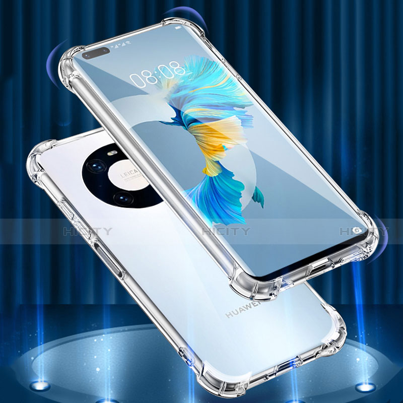 Carcasa Silicona Ultrafina Transparente T03 para Huawei Mate 40E Pro 5G Claro