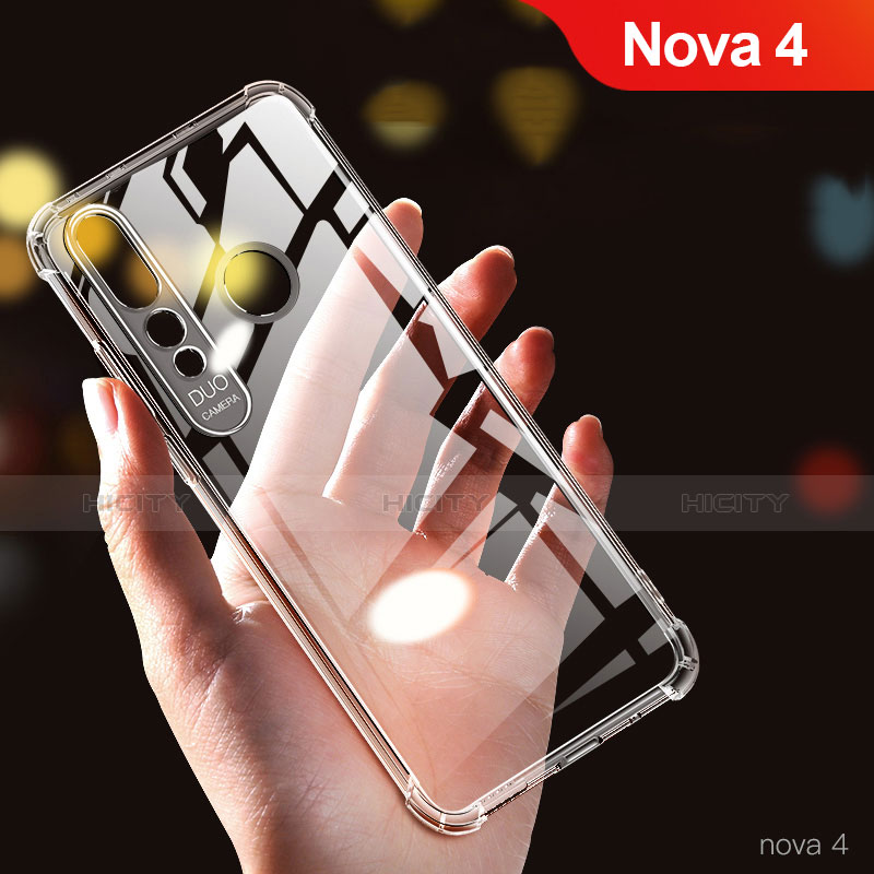 Carcasa Silicona Ultrafina Transparente T03 para Huawei Nova 4 Claro
