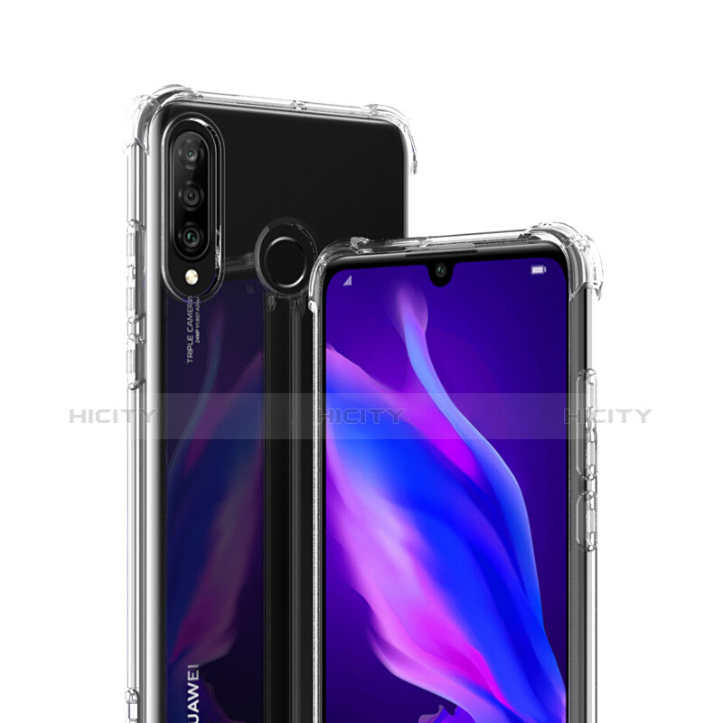 Carcasa Silicona Ultrafina Transparente T03 para Huawei P30 Lite Claro