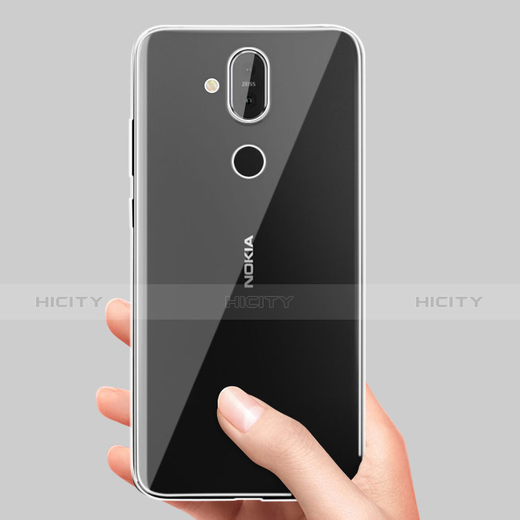 Carcasa Silicona Ultrafina Transparente T03 para Nokia 7.1 Plus Claro