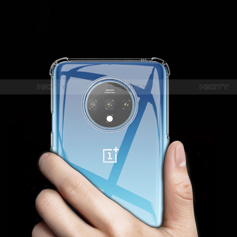 Carcasa Silicona Ultrafina Transparente T03 para OnePlus 7T Claro