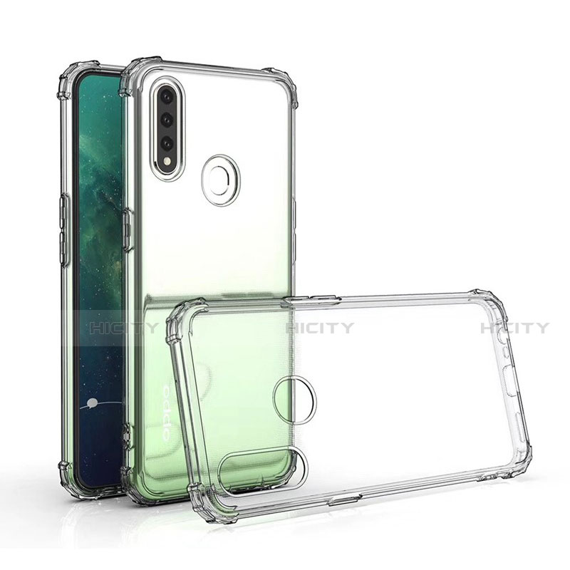 Carcasa Silicona Ultrafina Transparente T03 para Oppo A31 Claro