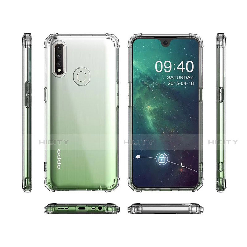 Carcasa Silicona Ultrafina Transparente T03 para Oppo A31 Claro