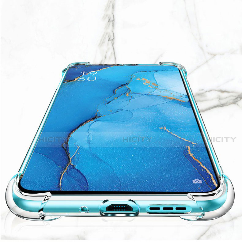 Carcasa Silicona Ultrafina Transparente T03 para Oppo F15 Claro