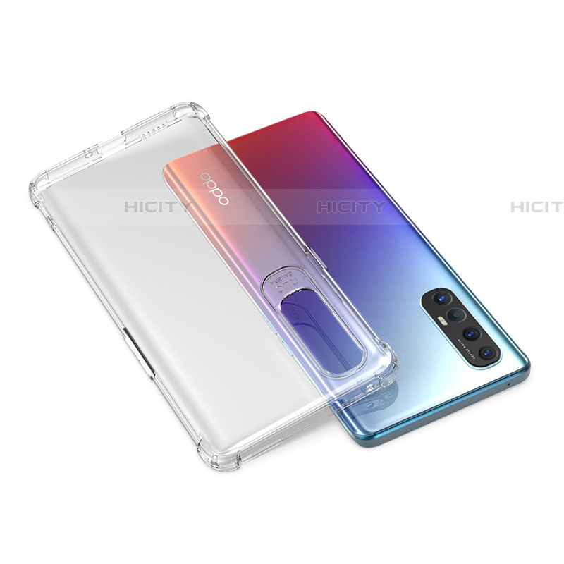 Carcasa Silicona Ultrafina Transparente T03 para Oppo Find X2 Neo Claro