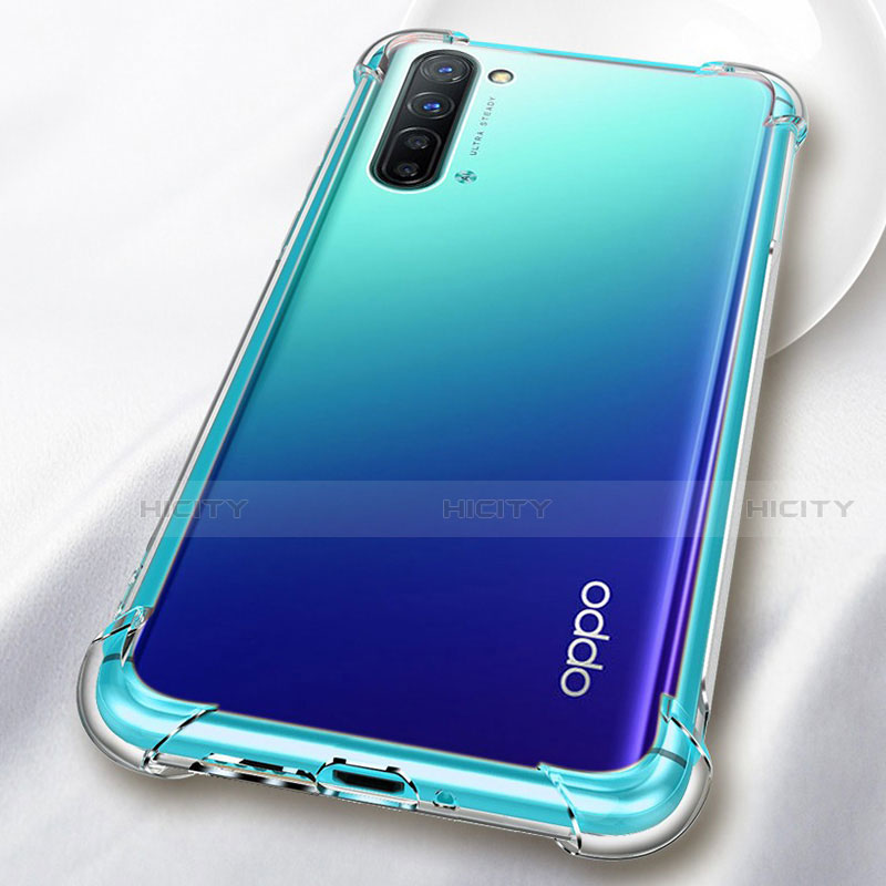 Carcasa Silicona Ultrafina Transparente T03 para Oppo K7 5G Claro