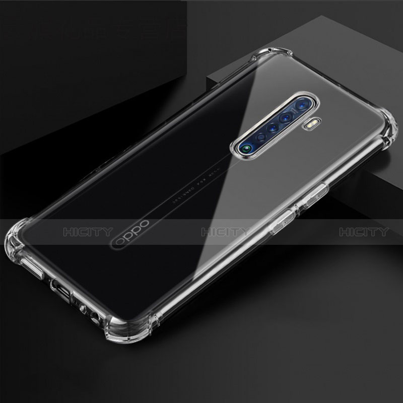 Carcasa Silicona Ultrafina Transparente T03 para Oppo Reno2 Claro