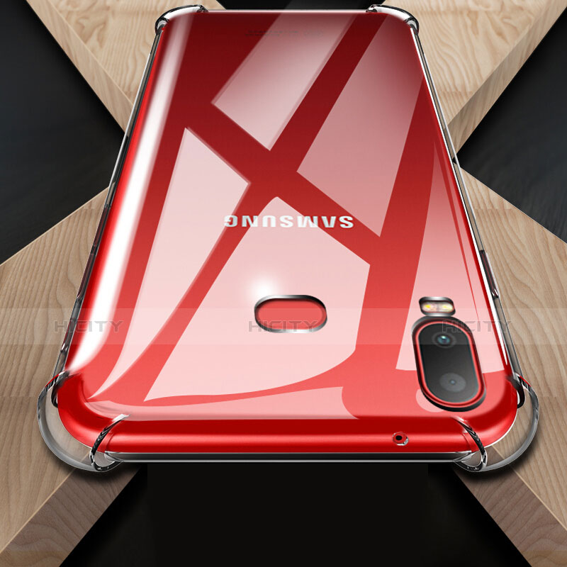 Carcasa Silicona Ultrafina Transparente T03 para Samsung Galaxy A6s Claro