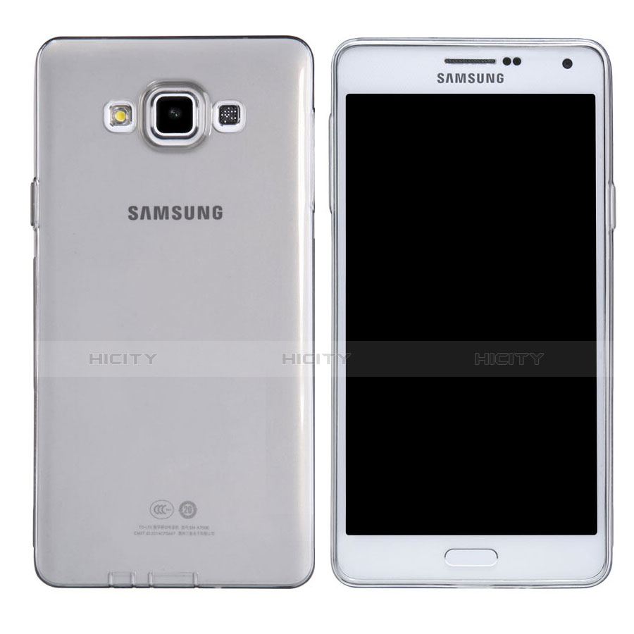 Carcasa Silicona Ultrafina Transparente T03 para Samsung Galaxy A7 SM-A700 Claro