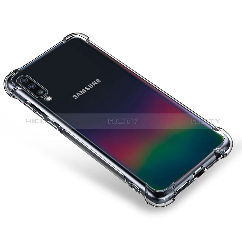 Carcasa Silicona Ultrafina Transparente T03 para Samsung Galaxy A70 Claro