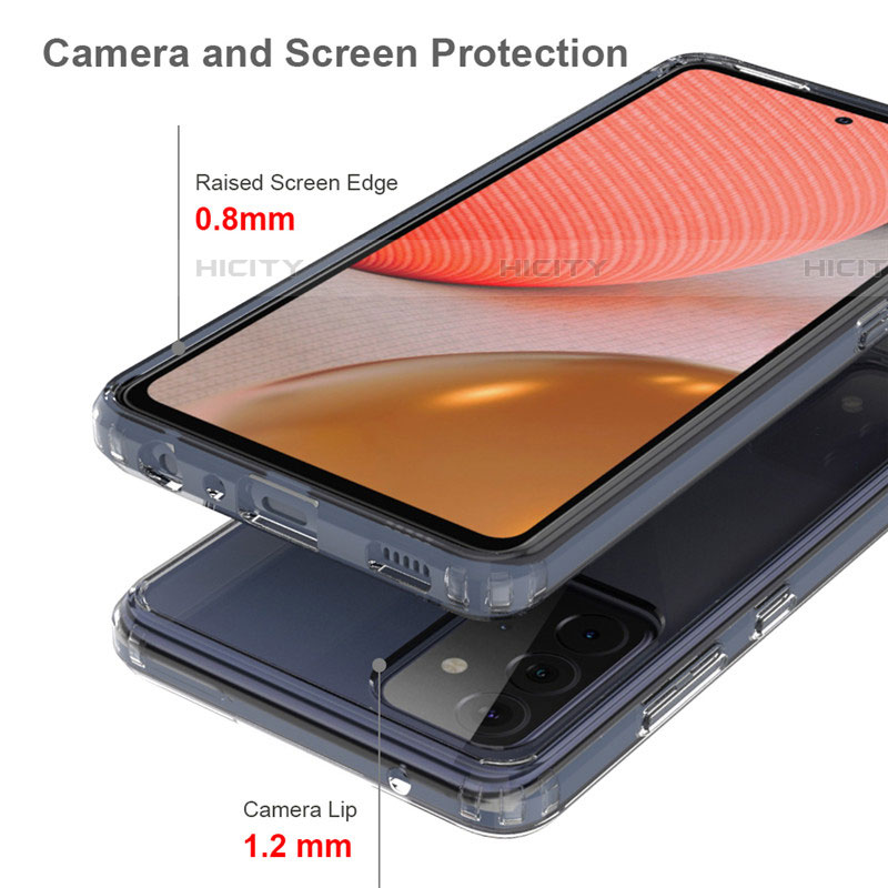 Carcasa Silicona Ultrafina Transparente T03 para Samsung Galaxy A82 5G Claro