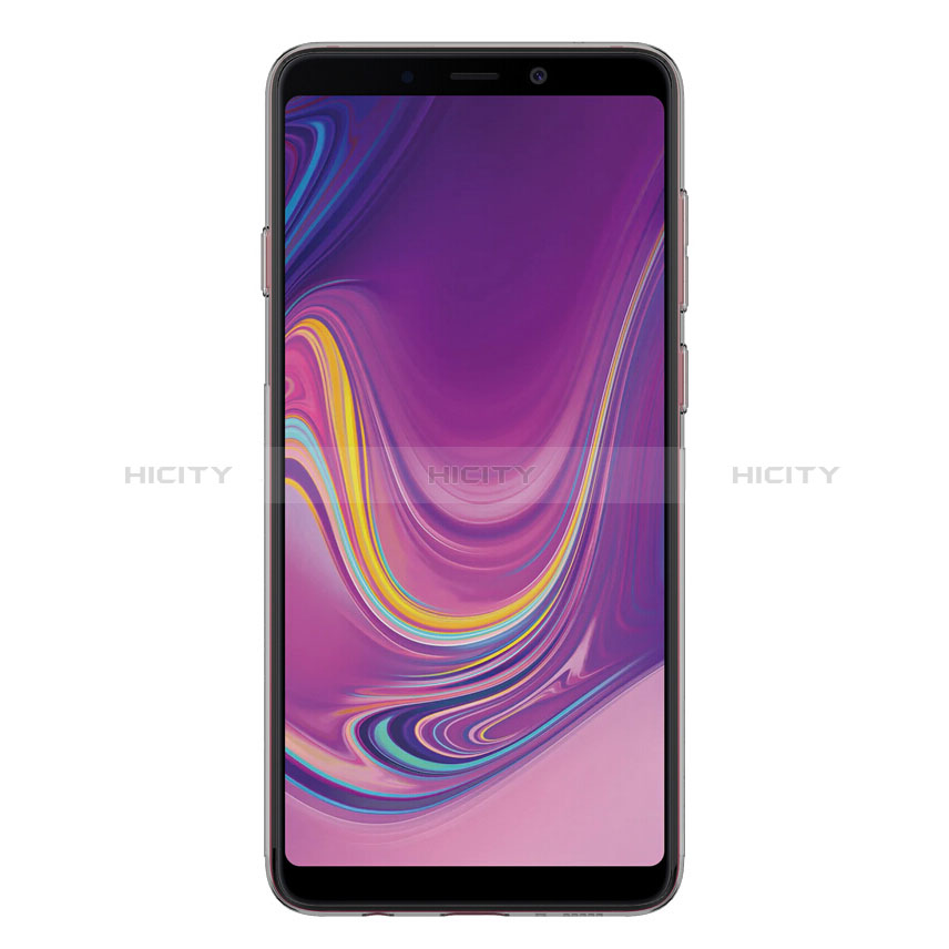 Carcasa Silicona Ultrafina Transparente T03 para Samsung Galaxy A9 (2018) A920 Gris