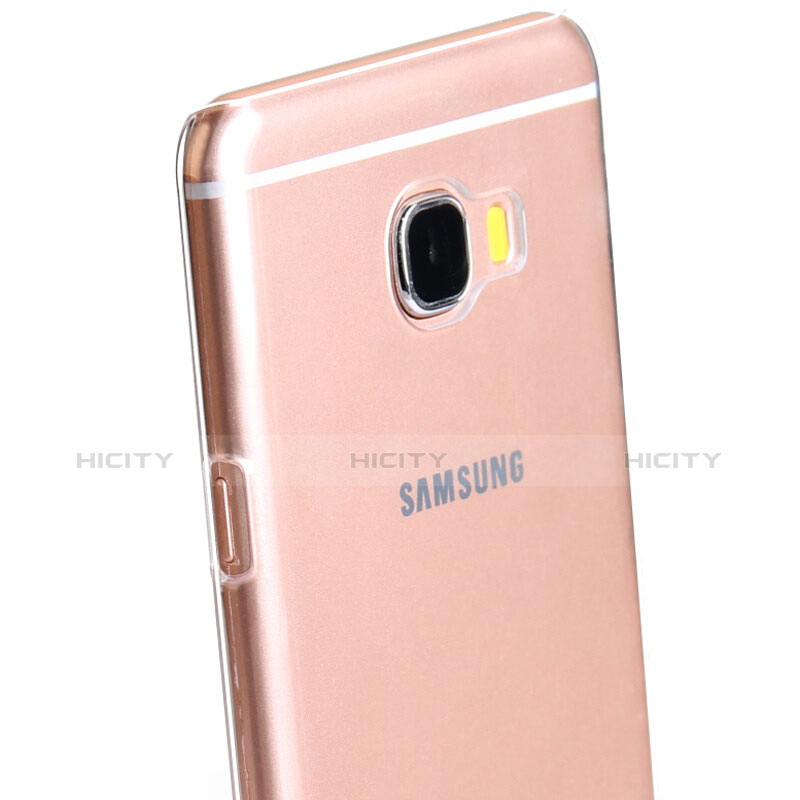 Carcasa Silicona Ultrafina Transparente T03 para Samsung Galaxy C7 SM-C7000 Claro