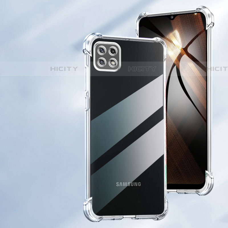 Carcasa Silicona Ultrafina Transparente T03 para Samsung Galaxy F42 5G Claro