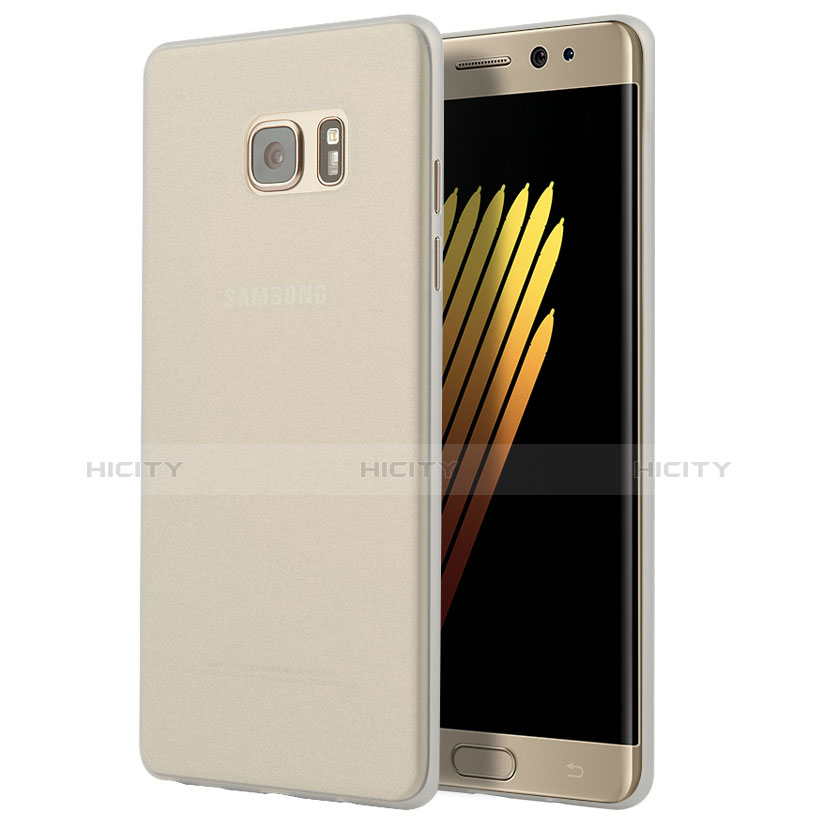 Carcasa Silicona Ultrafina Transparente T03 para Samsung Galaxy Note 7 Claro