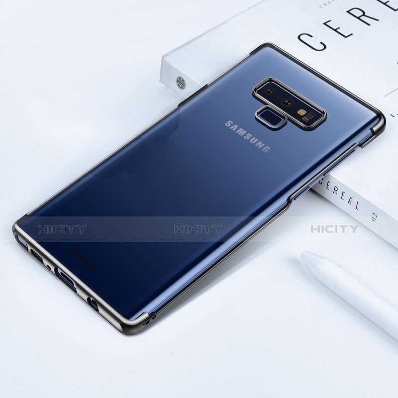 Carcasa Silicona Ultrafina Transparente T03 para Samsung Galaxy Note 9 Negro