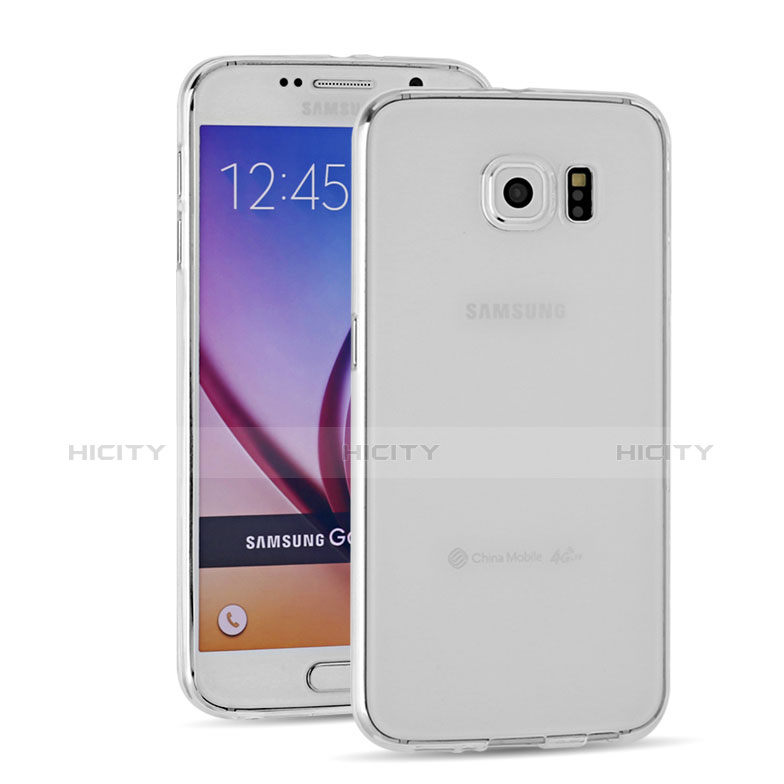 Carcasa Silicona Ultrafina Transparente T03 para Samsung Galaxy S6 SM-G920 Claro