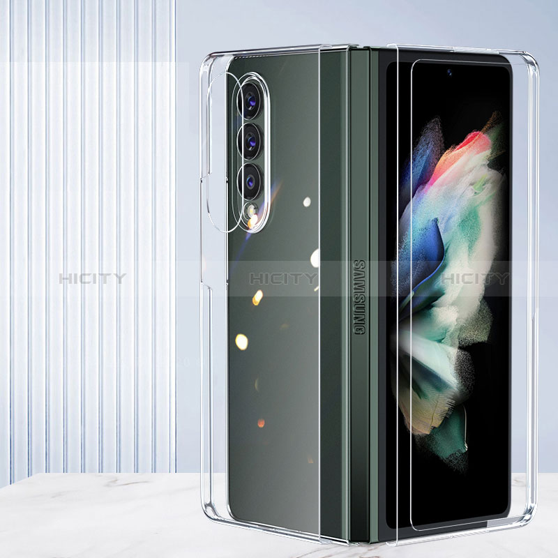 Carcasa Silicona Ultrafina Transparente T03 para Samsung Galaxy Z Fold3 5G Claro
