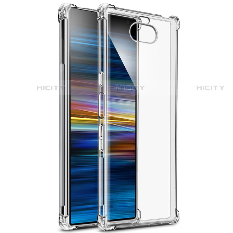 Carcasa Silicona Ultrafina Transparente T03 para Sony Xperia 10 Plus Claro