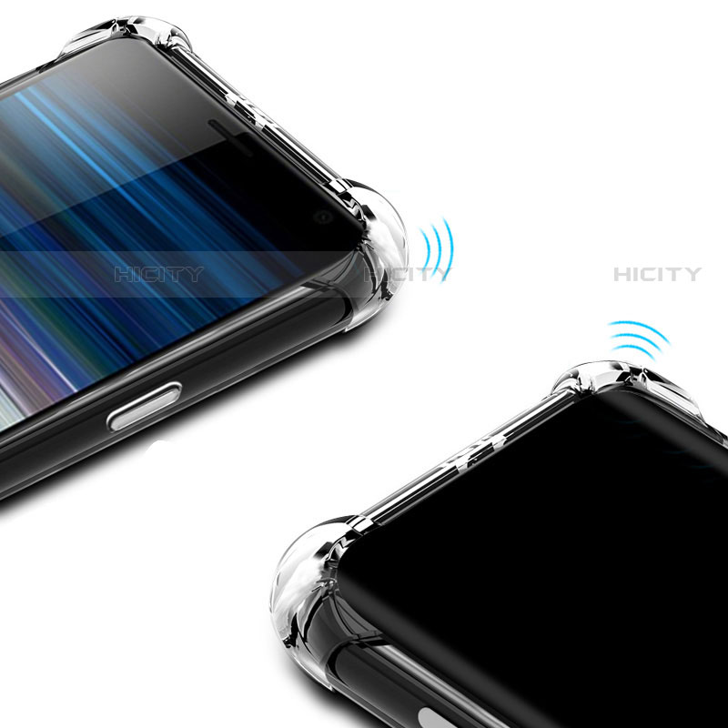Carcasa Silicona Ultrafina Transparente T03 para Sony Xperia 10 Plus Claro