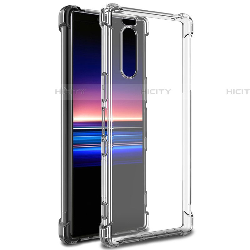 Carcasa Silicona Ultrafina Transparente T03 para Sony Xperia 5 Claro