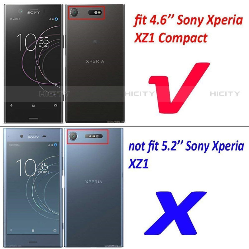 Carcasa Silicona Ultrafina Transparente T03 para Sony Xperia XZ1 Compact Claro