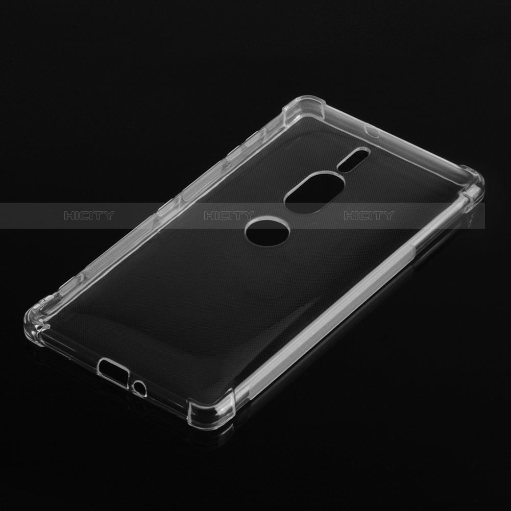 Carcasa Silicona Ultrafina Transparente T03 para Sony Xperia XZ2 Premium Claro