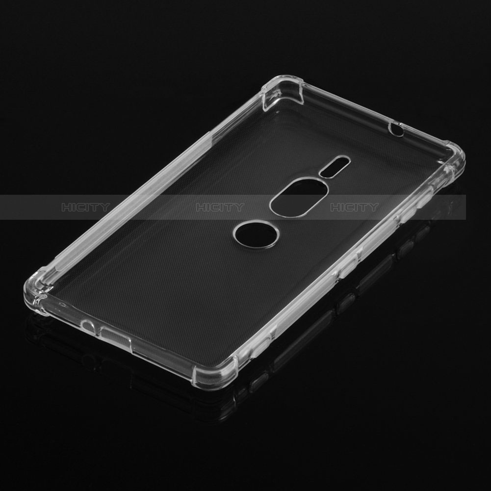 Carcasa Silicona Ultrafina Transparente T03 para Sony Xperia XZ2 Premium Claro