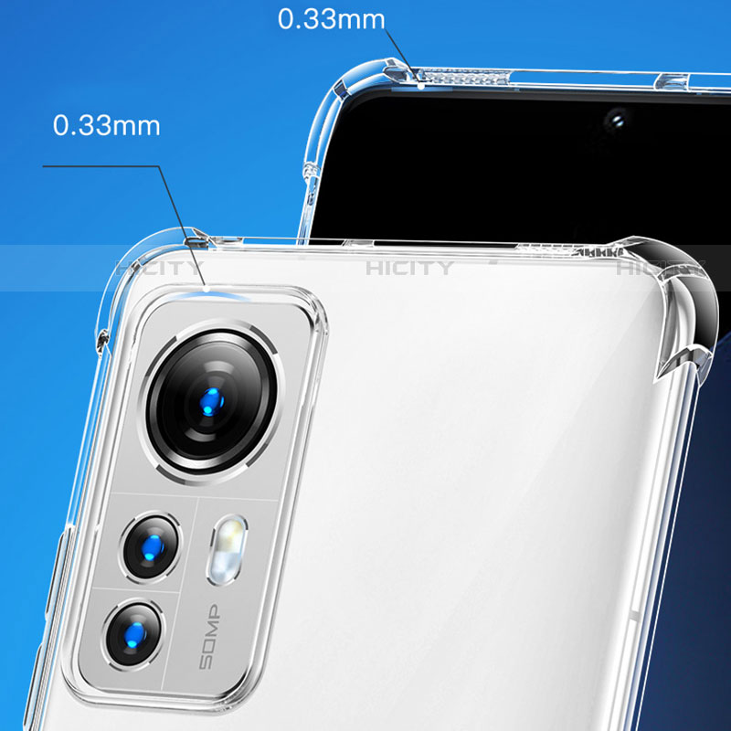 Carcasa Silicona Ultrafina Transparente T03 para Xiaomi Mi 12 Lite 5G Claro