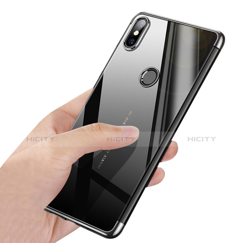 Carcasa Silicona Ultrafina Transparente T03 para Xiaomi Mi Mix 2S Plata