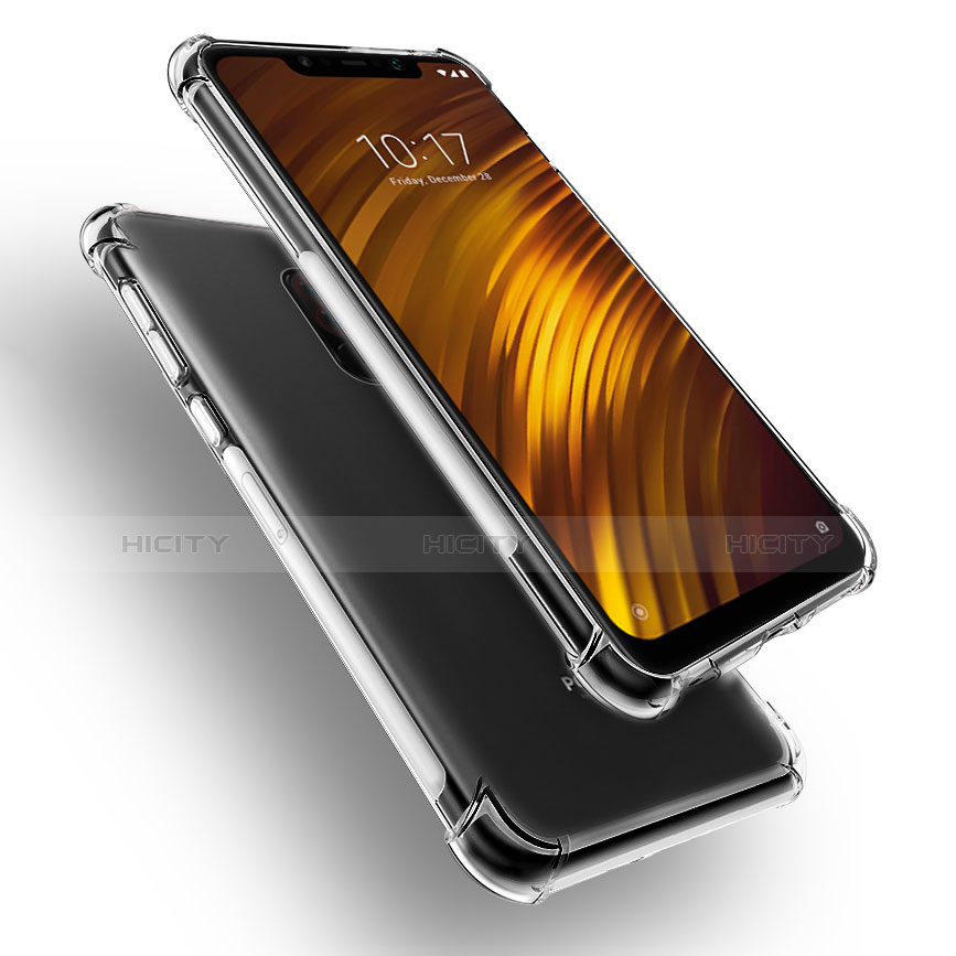 Carcasa Silicona Ultrafina Transparente T03 para Xiaomi Pocophone F1 Claro