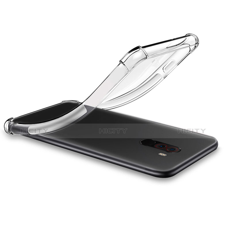 Carcasa Silicona Ultrafina Transparente T03 para Xiaomi Pocophone F1 Claro