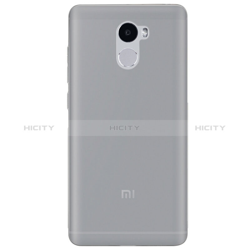 Carcasa Silicona Ultrafina Transparente T03 para Xiaomi Redmi 4 Standard Edition Gris