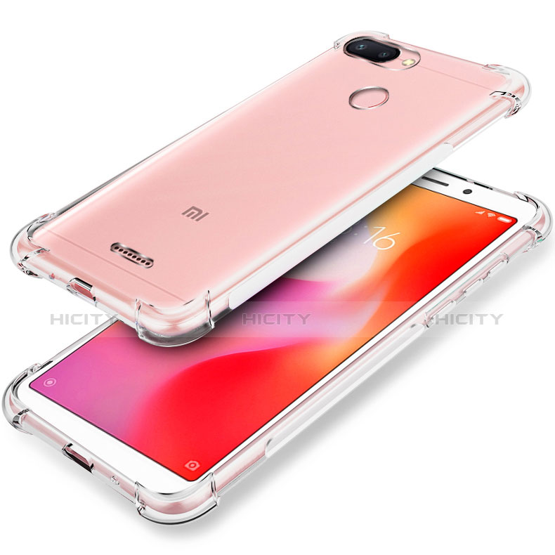 Carcasa Silicona Ultrafina Transparente T03 para Xiaomi Redmi 6 Claro