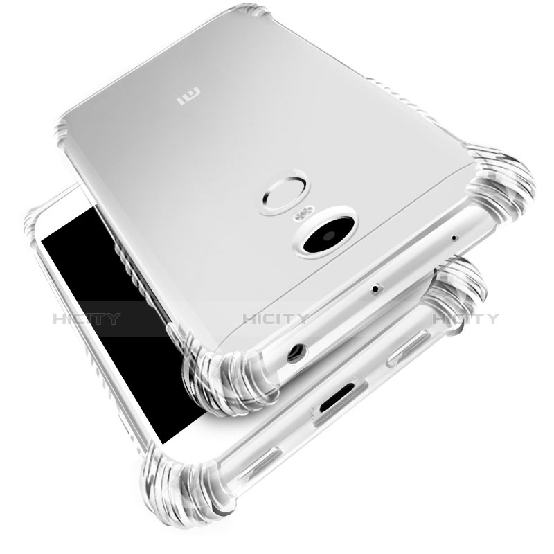 Carcasa Silicona Ultrafina Transparente T03 para Xiaomi Redmi Note 4X High Edition Claro