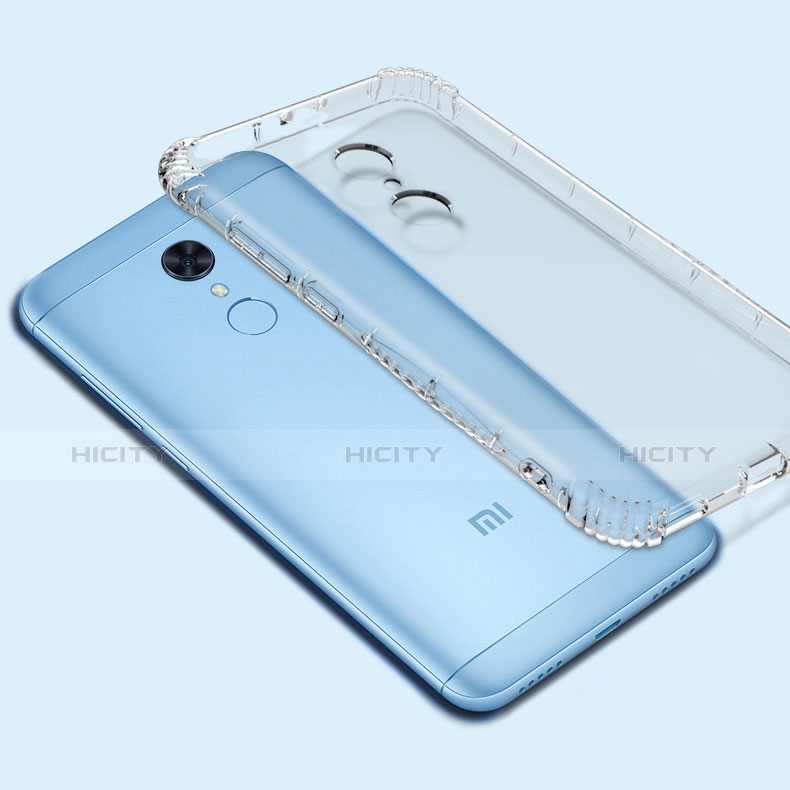 Carcasa Silicona Ultrafina Transparente T03 para Xiaomi Redmi Note 5 Indian Version Claro