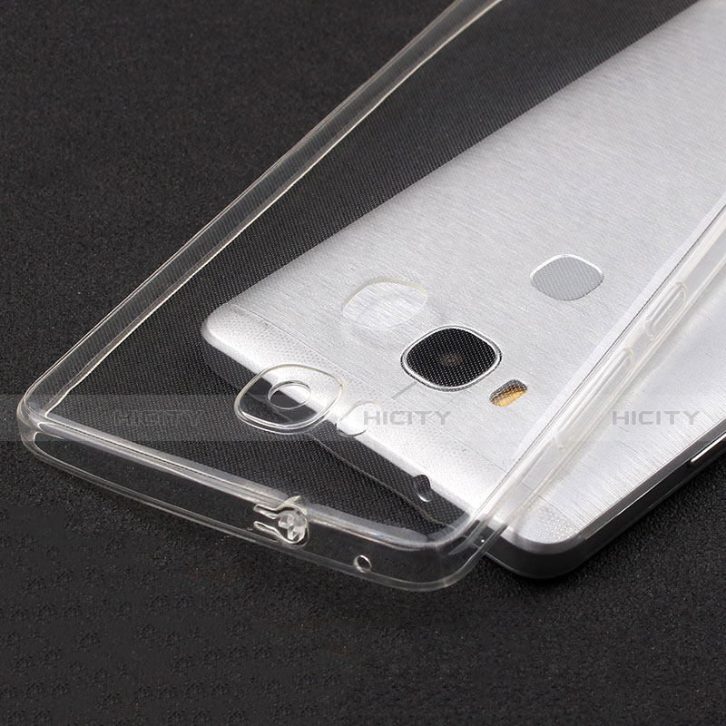 Carcasa Silicona Ultrafina Transparente T04 para Huawei GR5 Claro