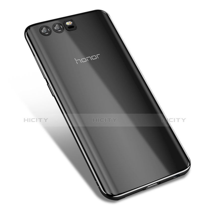 Carcasa Silicona Ultrafina Transparente T04 para Huawei Honor 9 Negro