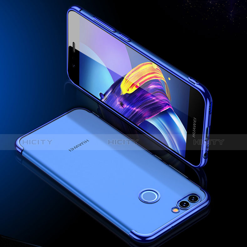 Carcasa Silicona Ultrafina Transparente T04 para Huawei Nova 2 Plus Azul