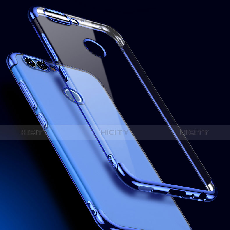 Carcasa Silicona Ultrafina Transparente T04 para Huawei Nova 2 Plus Azul