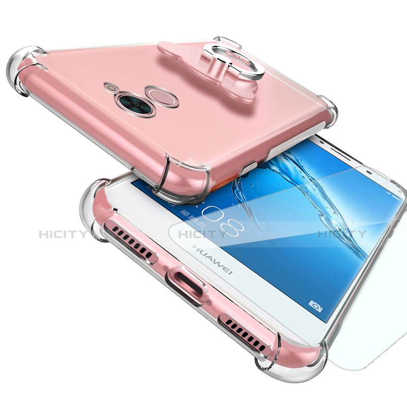 Carcasa Silicona Ultrafina Transparente T04 para Huawei Y7 Prime Claro