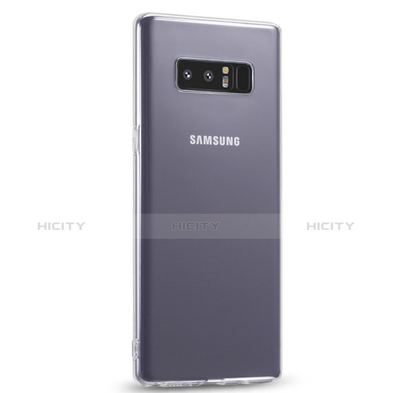 Carcasa Silicona Ultrafina Transparente T04 para Samsung Galaxy Note 8 Claro