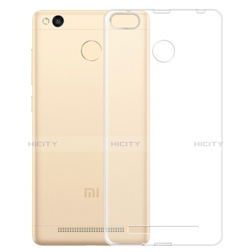 Carcasa Silicona Ultrafina Transparente T04 para Xiaomi Redmi 3X Claro