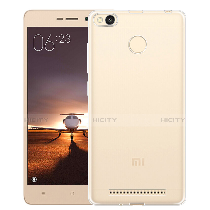 Carcasa Silicona Ultrafina Transparente T04 para Xiaomi Redmi 3X Claro