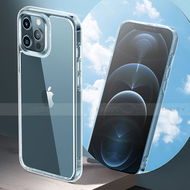 Carcasa Silicona Ultrafina Transparente T05 para Apple iPhone 12 Pro Max Claro