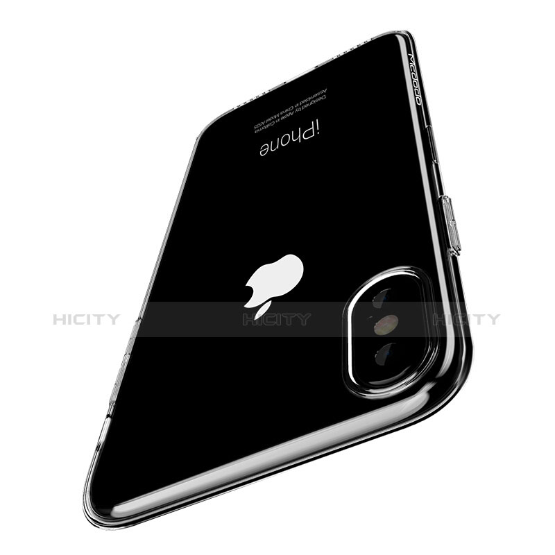 Carcasa Silicona Ultrafina Transparente T05 para Apple iPhone X Claro