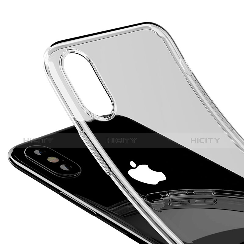 Carcasa Silicona Ultrafina Transparente T05 para Apple iPhone X Claro