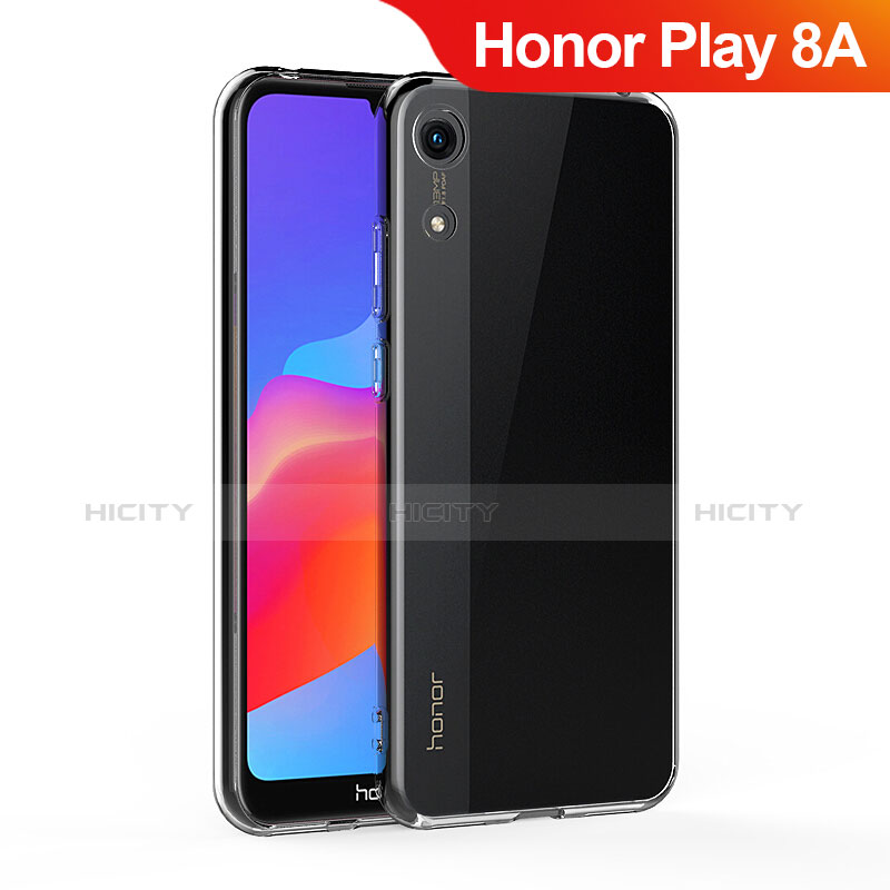 Carcasa Silicona Ultrafina Transparente T05 para Huawei Honor Play 8A Claro