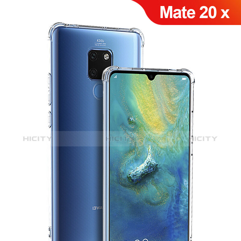 Carcasa Silicona Ultrafina Transparente T05 para Huawei Mate 20 X Claro