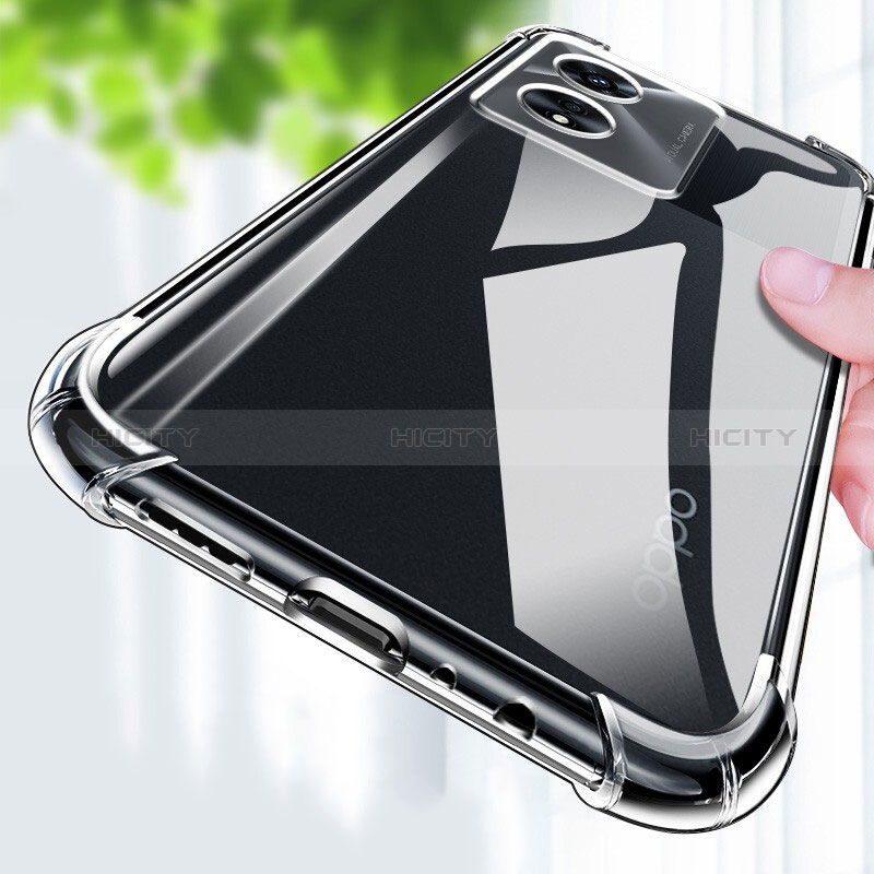 Carcasa Silicona Ultrafina Transparente T05 para Oppo A58x 5G Claro